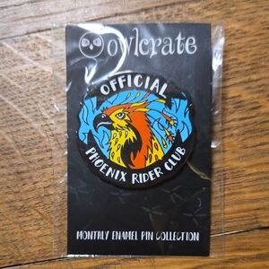 Owlcrate Phoenix Rider Club Brooch - Multicolor